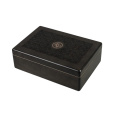 DS Laser Engraving Cigar Boxes Wood Cigars Design Luxury Black Cigar Box